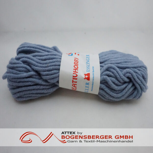 Schoeller, reine Schnurwolle, 100 g, blau