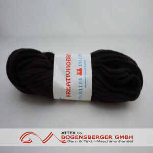 Schoeller, reine Schnurwolle, 100 g, dunkelbraun