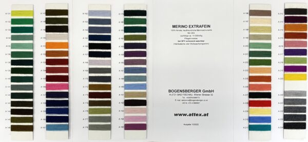 Farbkarte Merino Extrafine - 28/2 Nm – Bild 2